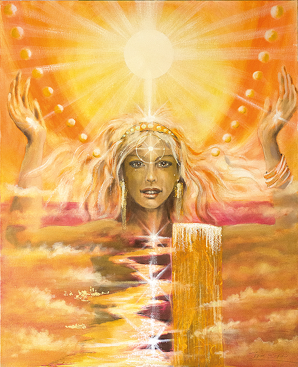 SAKIS-TAROT Karte Nr. 19 – Die Sonne